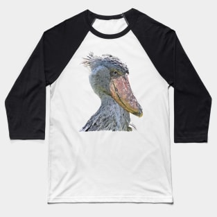 Shoebill Baseball T-Shirt